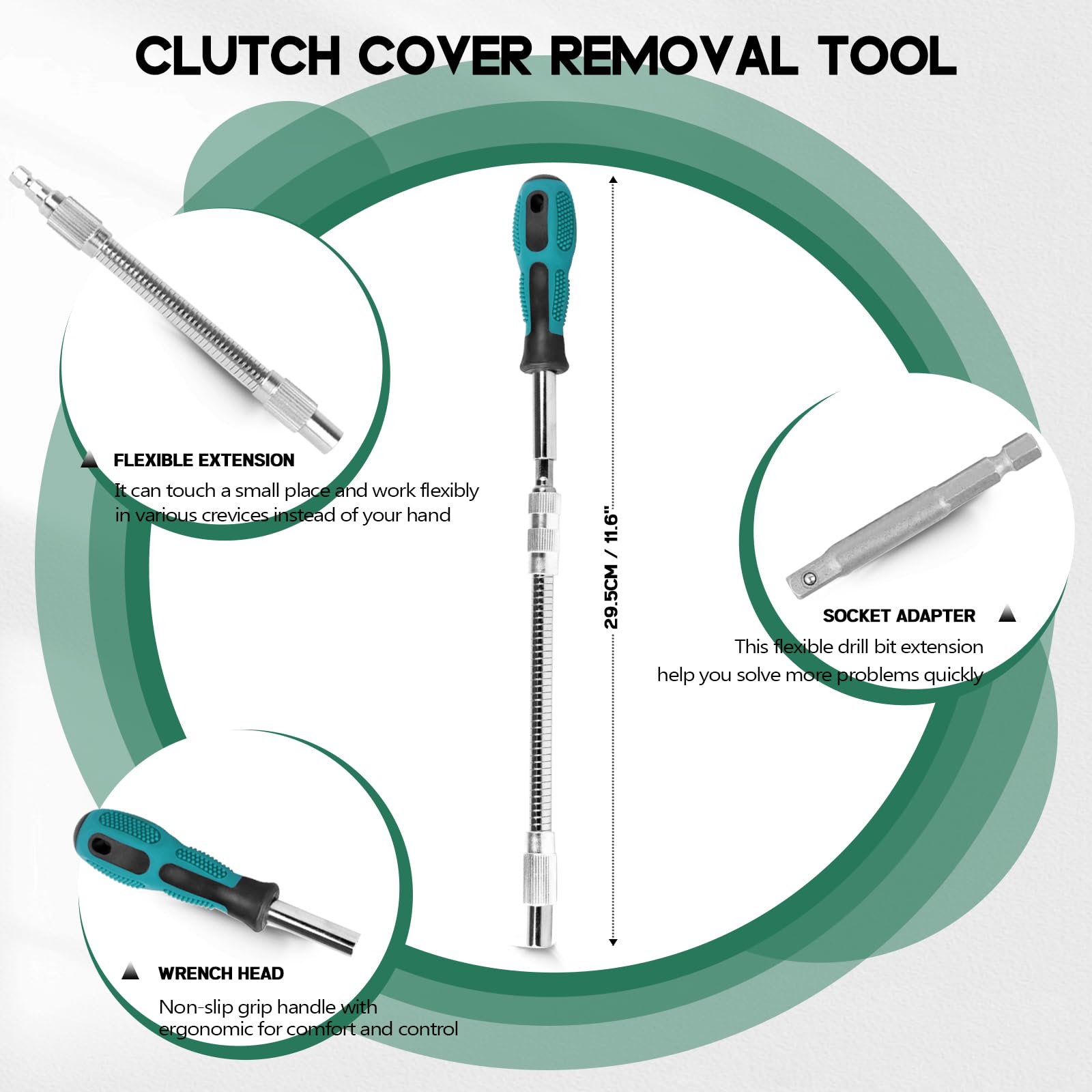 Xislet belt tool for RZR/Sportsman with ergonomic non-slip grip.