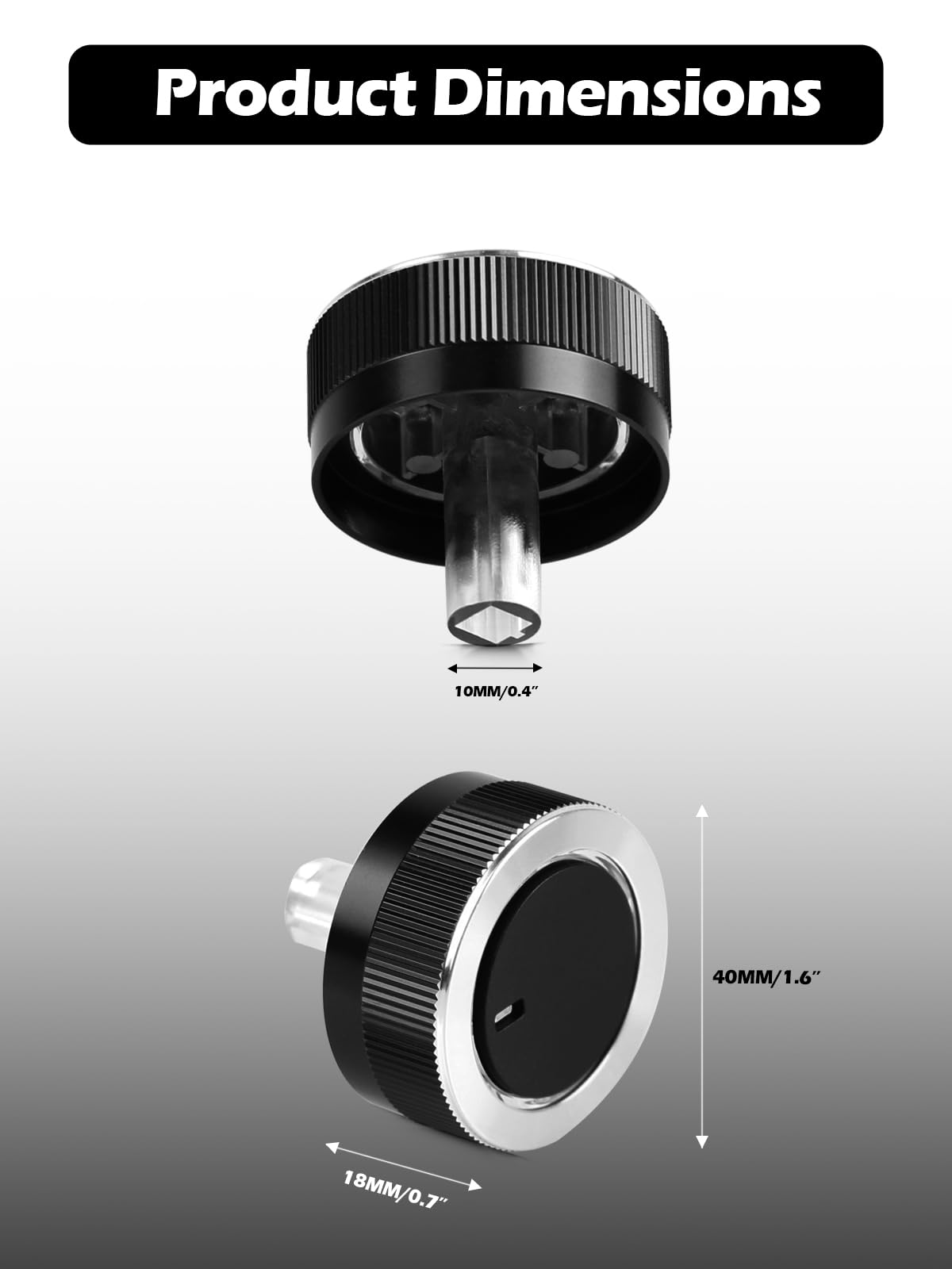 Xislet knobs replace temperature, mode, and blower controls for uniform touchpoints.