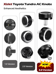 Xislet AC knob set offers upgraded grip for wet or oily hands.