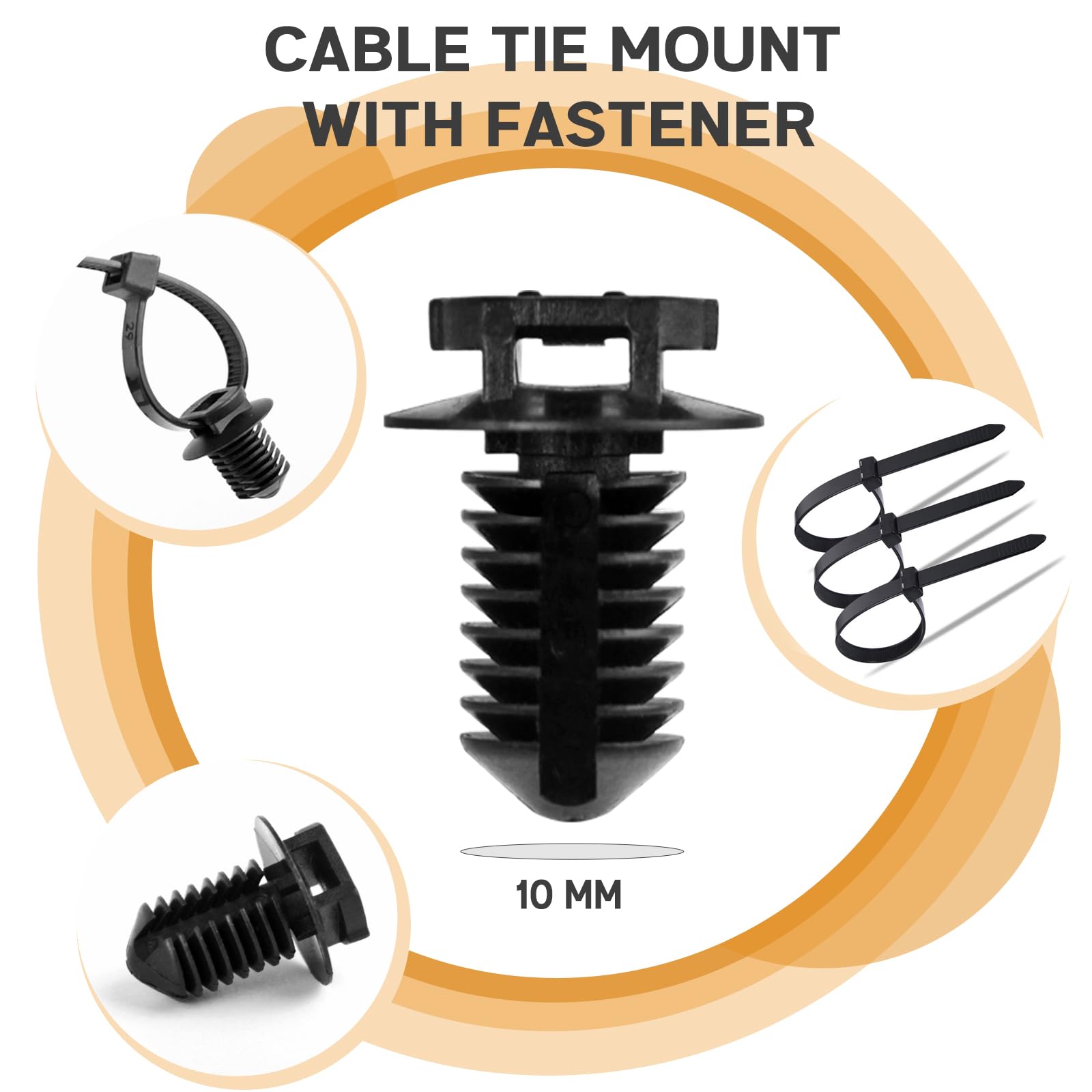 Xislet various sizes zip ties cover multiple fastening needs across projects.