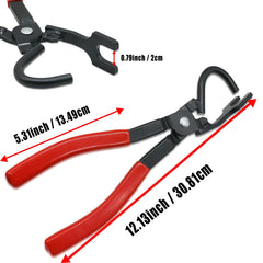 XiTuanYuan 38350 exhaust hanger pliers side profile shows sturdy steel construction