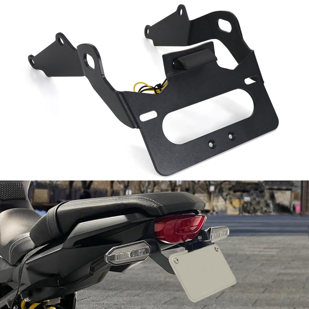Xitomer Fender Eliminator assembly view with clean underside and integrated LED light