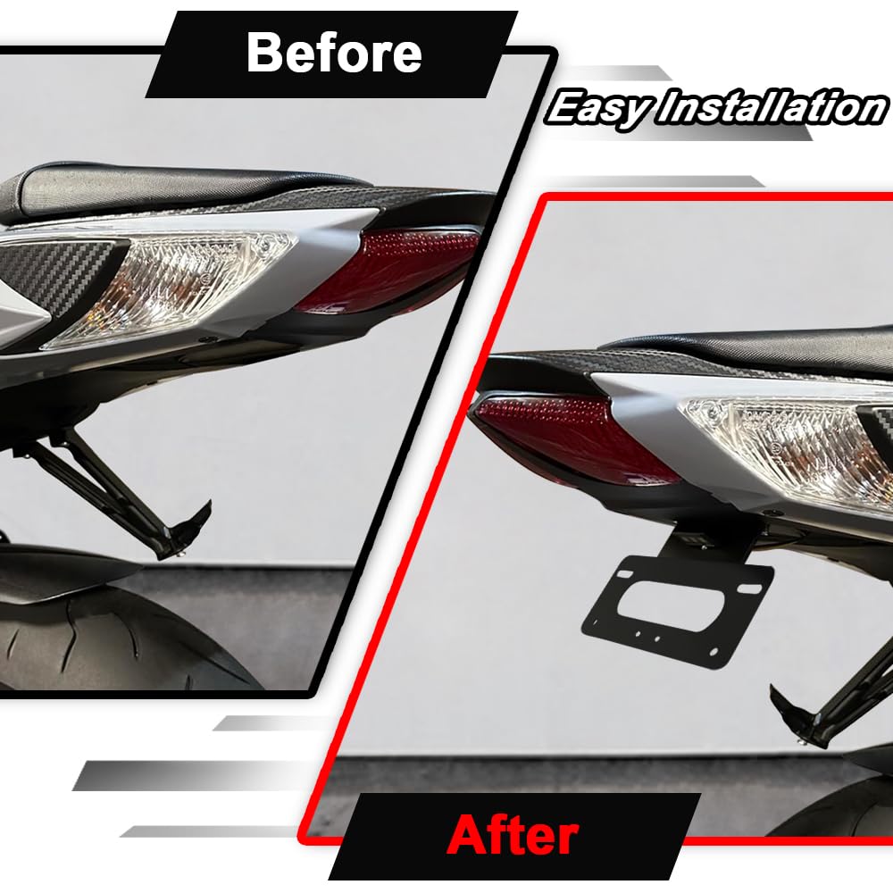 Xitomer fender eliminator LED light provides integrated license illumination