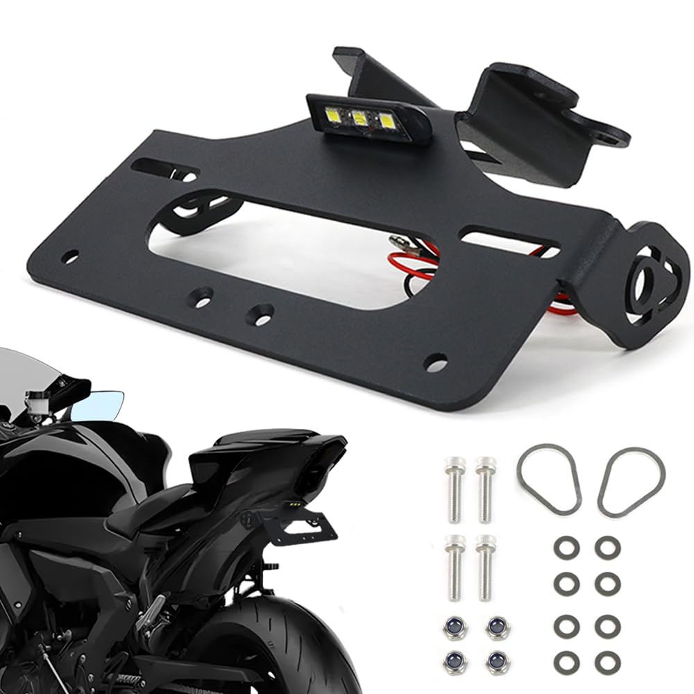 Xitomer tail tidy MT-07 FZ-07 bracket with clean rear profile.