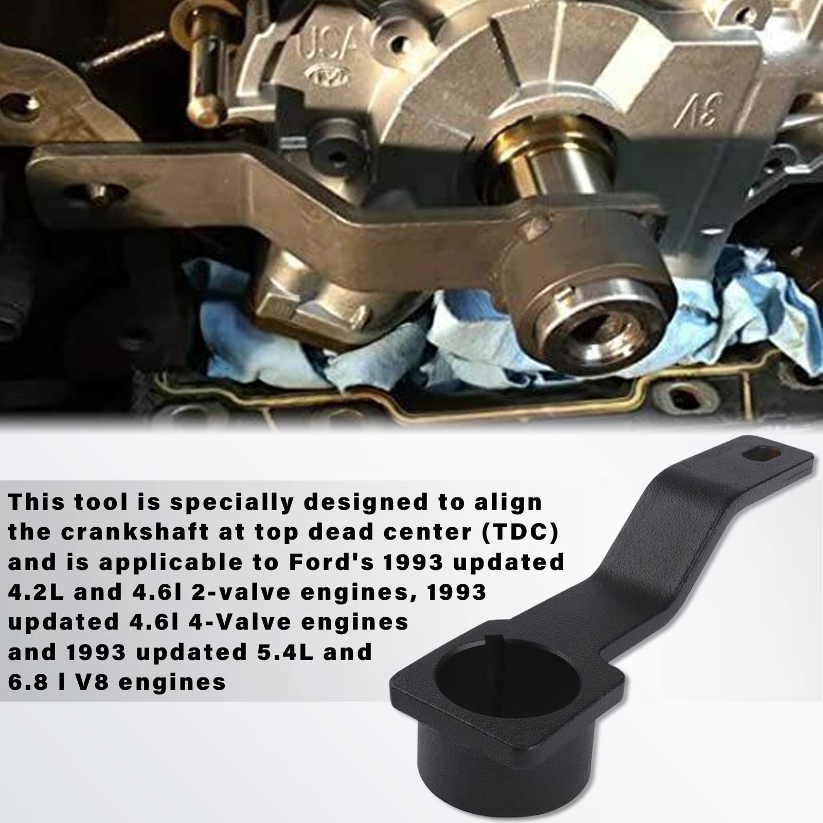 XiTuanYuan camshaft holding tool with black oxide finish for durability.