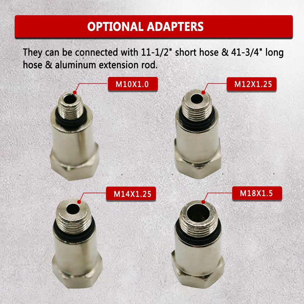 XiTuanYuan spark plug adapters in 10mm and 12mm sizes.
