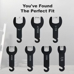 XiTuanYuan attachment wrenches sized for quick, secure fits.