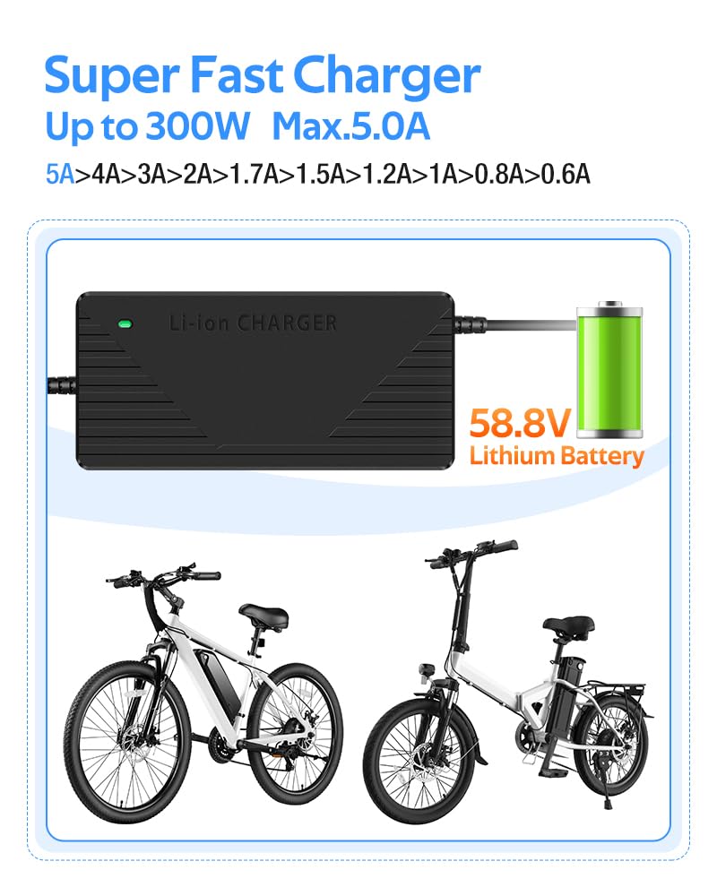 XIUWK direct connection to 52V Li-ion batteries without an adapter.