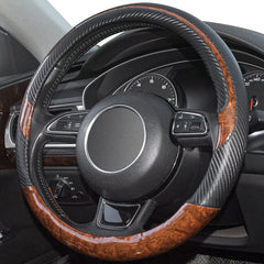 Xizopucy anti-slip steering wheel surface improves control on rough roads.