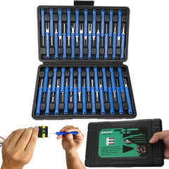 XLWJBES 41-piece pin removal tools kit enables versatile wiring repairs.