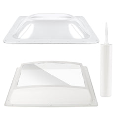 XMK RV skylight outer dome 14x22-4 with UV protection for brighter interior lighting