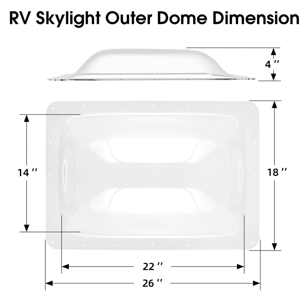 XMK skylight sealant tube included for leak-free installation