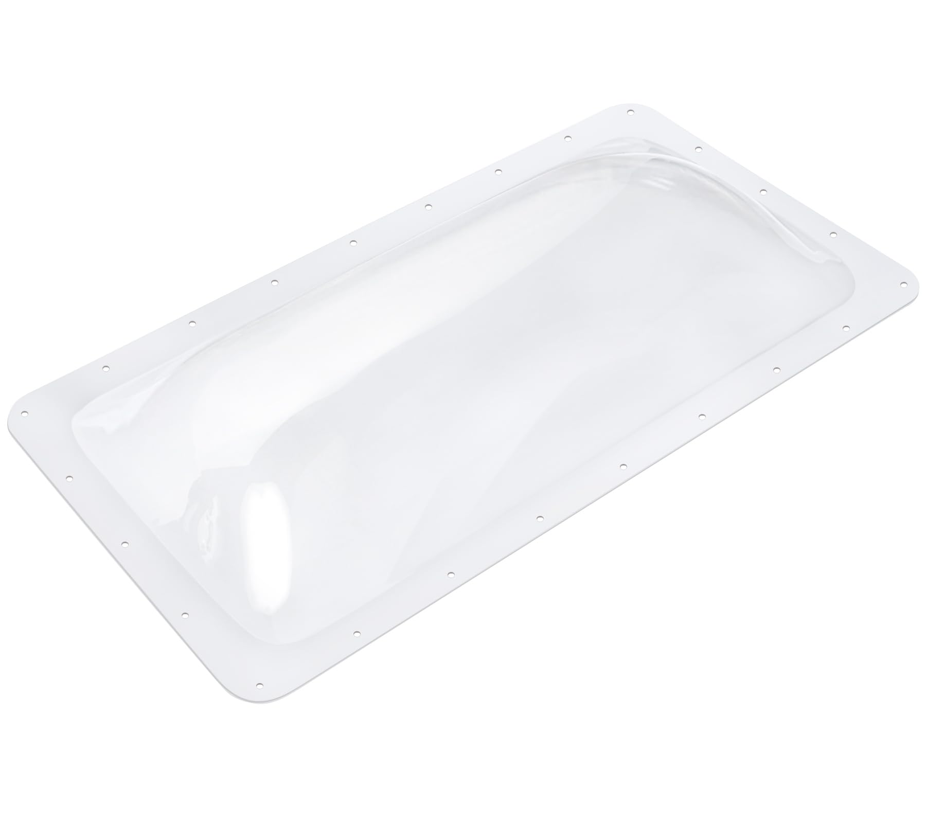 XMK RV skylight dome showing blue sky during the day for an open feel.