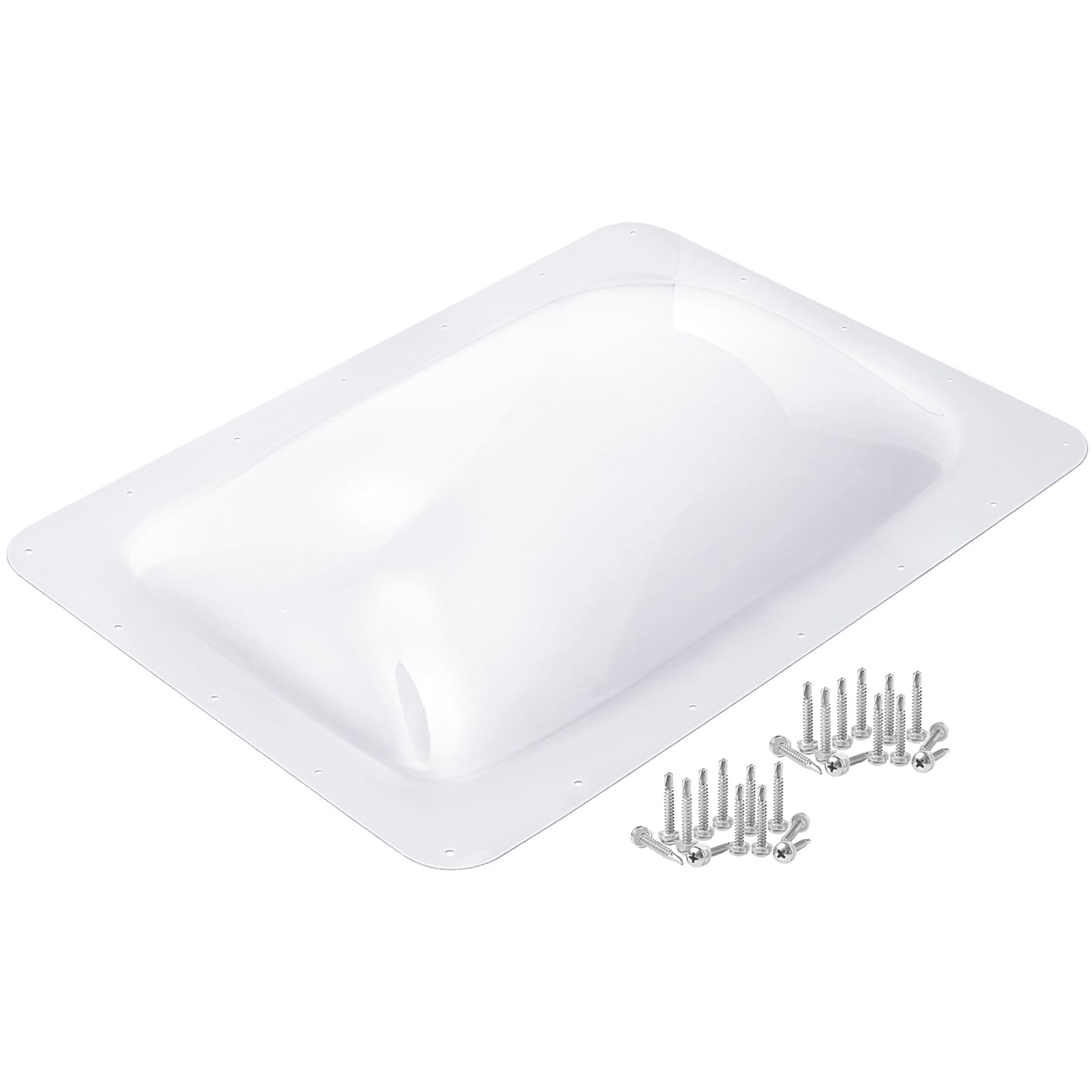 XMK skylight outer dome white lets in daylight while weather-protecting interiors