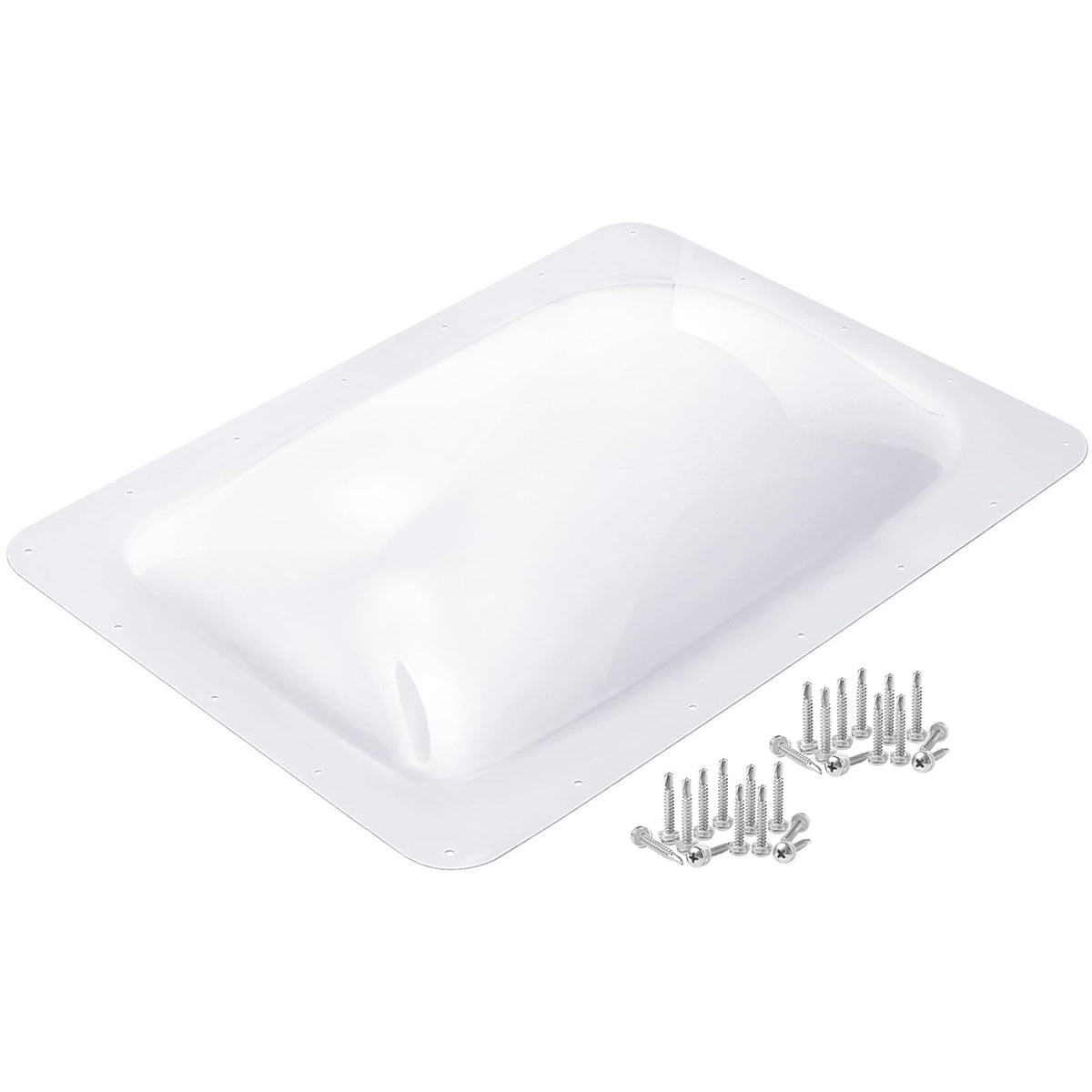 XMK skylight outer dome white lets in daylight while weather-protecting interiors