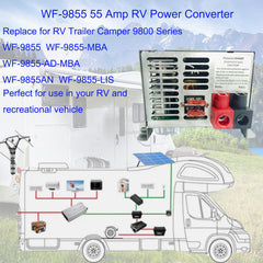 Xmnbl WF-9855 back panel with easy access for installation and maintenance