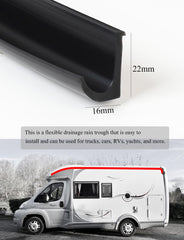 XmuxHai rain gutter edge seal for weather-resistant exterior protection
