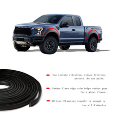 XmuxHai universal fender flare seal fits most vehicles for clean seams