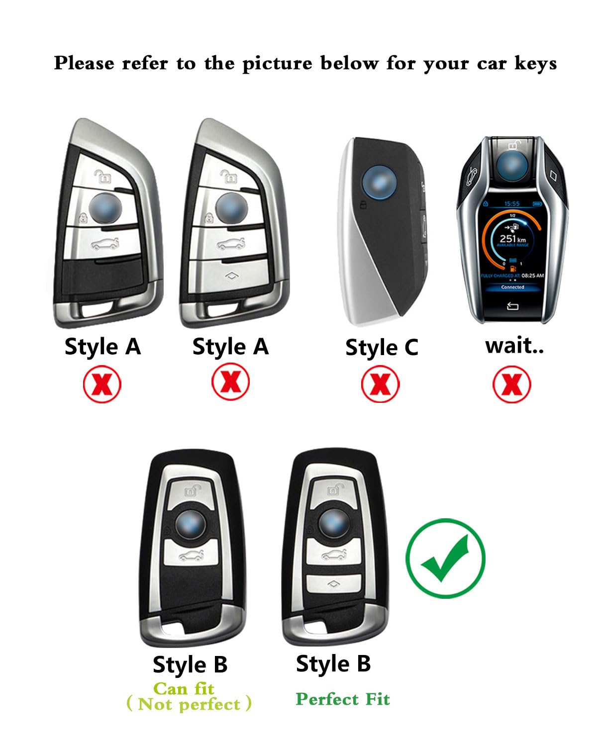 XMZAIMY BMW keychain accessory for improved grip and subtle style.