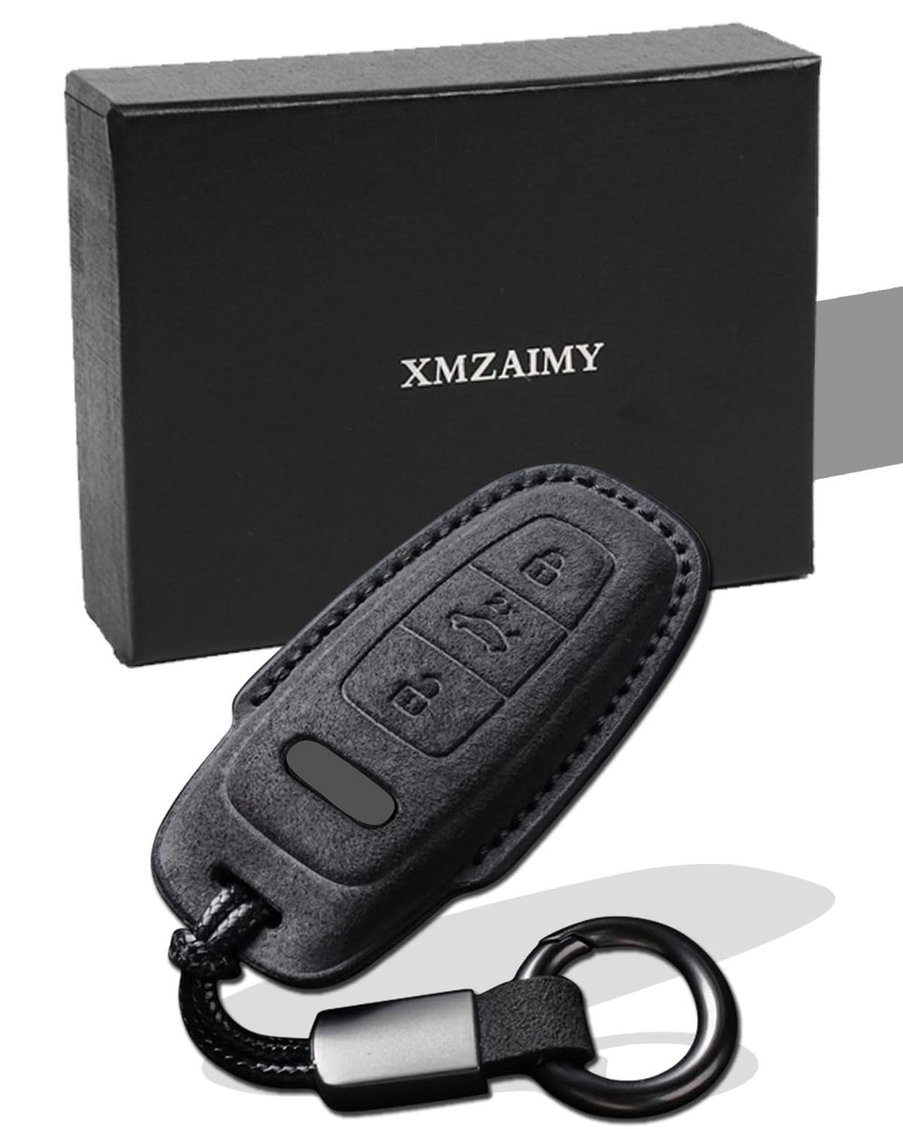 XMZAIMY keychain included with the cover for easy attachment.
