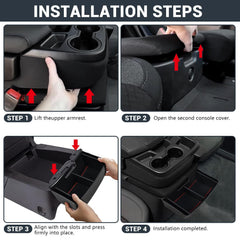 Xomzema storage box accessories help corral small items for quick access.