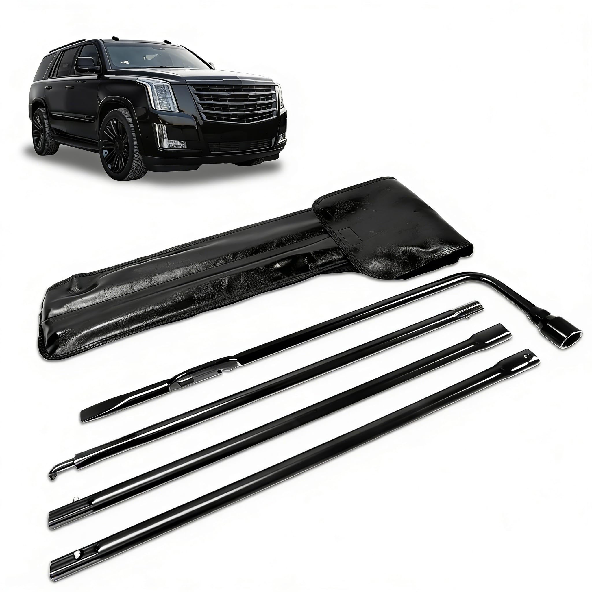 Xongjojo Silverado Sierra spare tire tool kit full kit image for roadside repairs