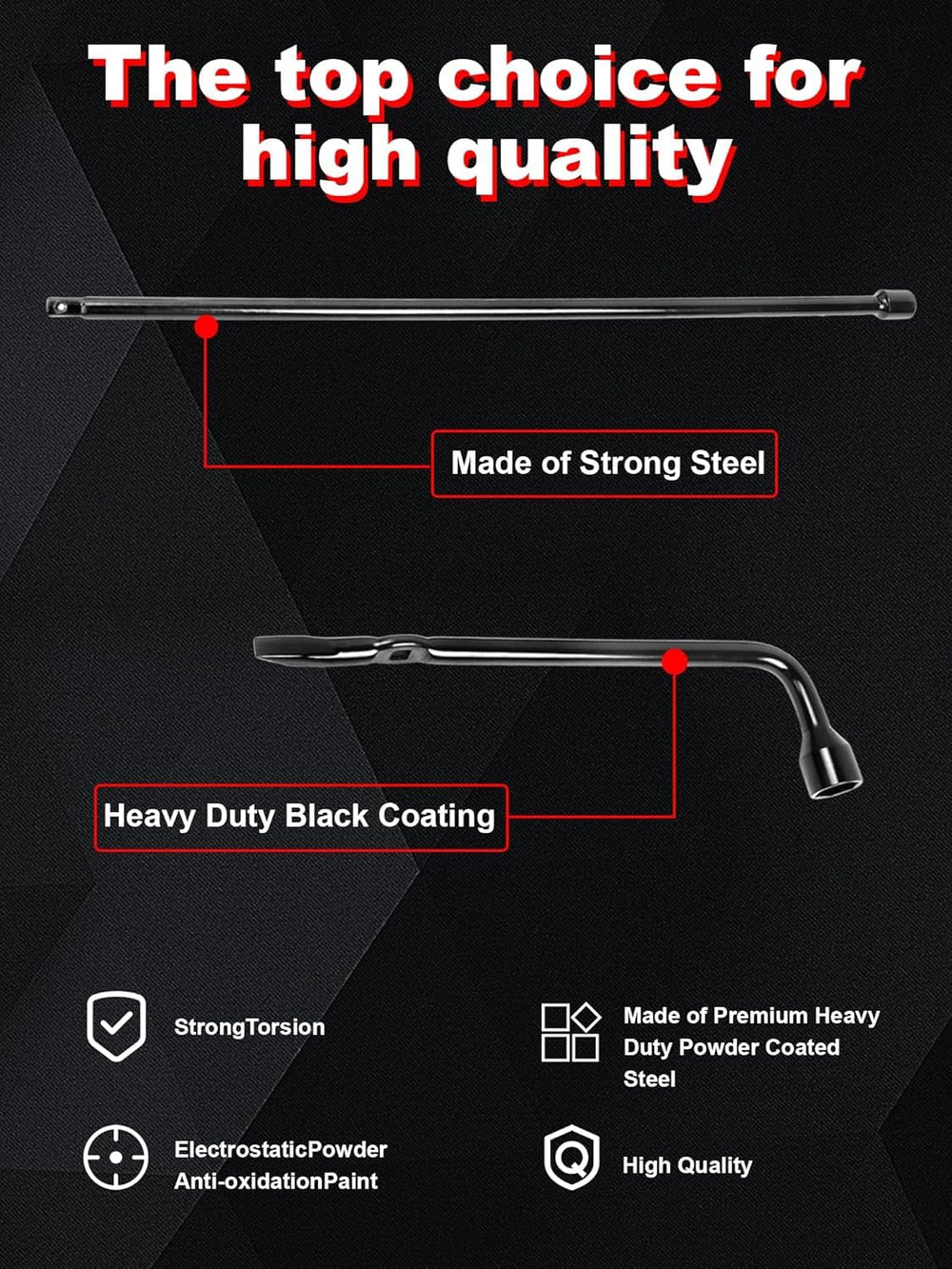 Xongjojo spare tire tool kit compatibility chart shows broad vehicle fit