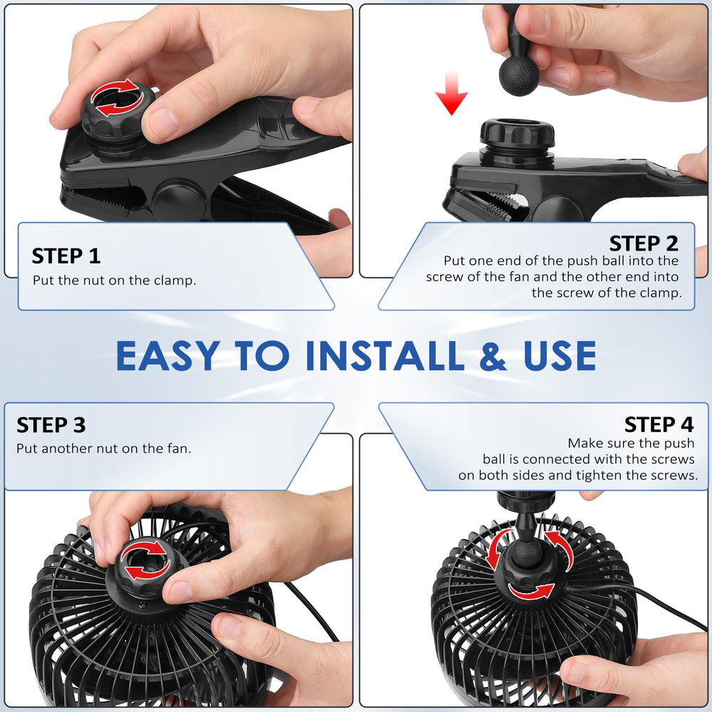 XOOL cigarette-lighter plug design powers the fan in most 12V vehicles