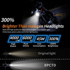 XPCTD 7 inch headlight ring bracket provides secure mounting for Harley models.