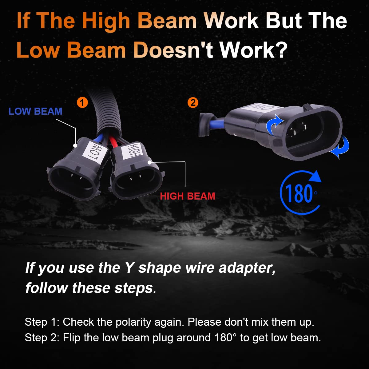 XPCTD LED headlight longevity up to 50,000 hours.