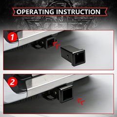 XPE 6-inch extension adds clearance for bumper-friendly mounting.