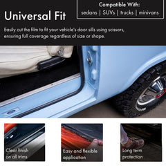 XPEL 8 mil film close-up highlighting durability and gloss on the sill
