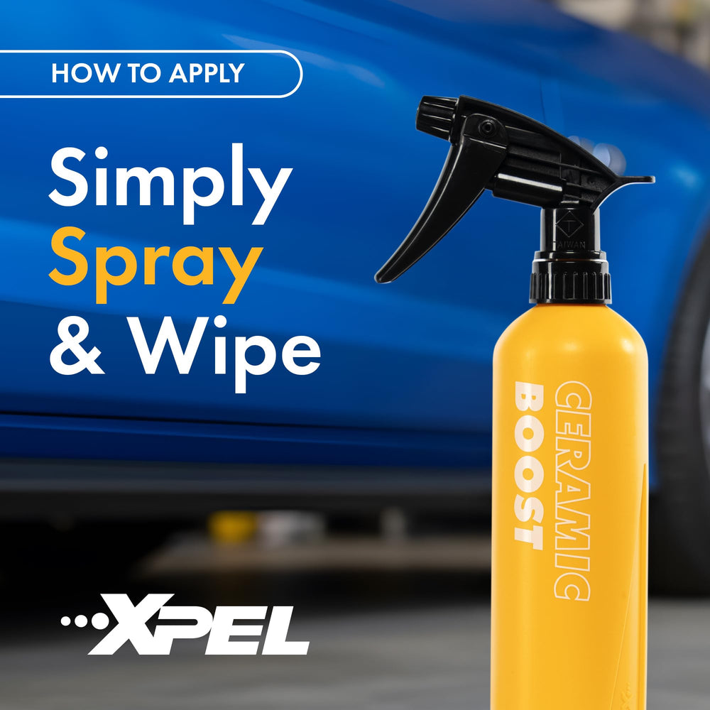 Hydrophobic layer forming protective shield on vehicle finish.