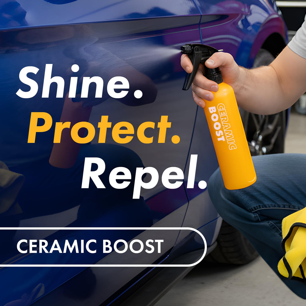 Beading water on a coated surface with XPEL Ceramic Boost.