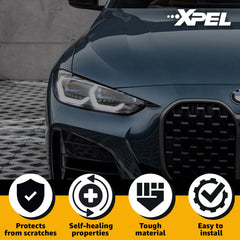 XPEL Clear PPF Roll anti-yellowing-clarity maintains crystal-clear gloss.