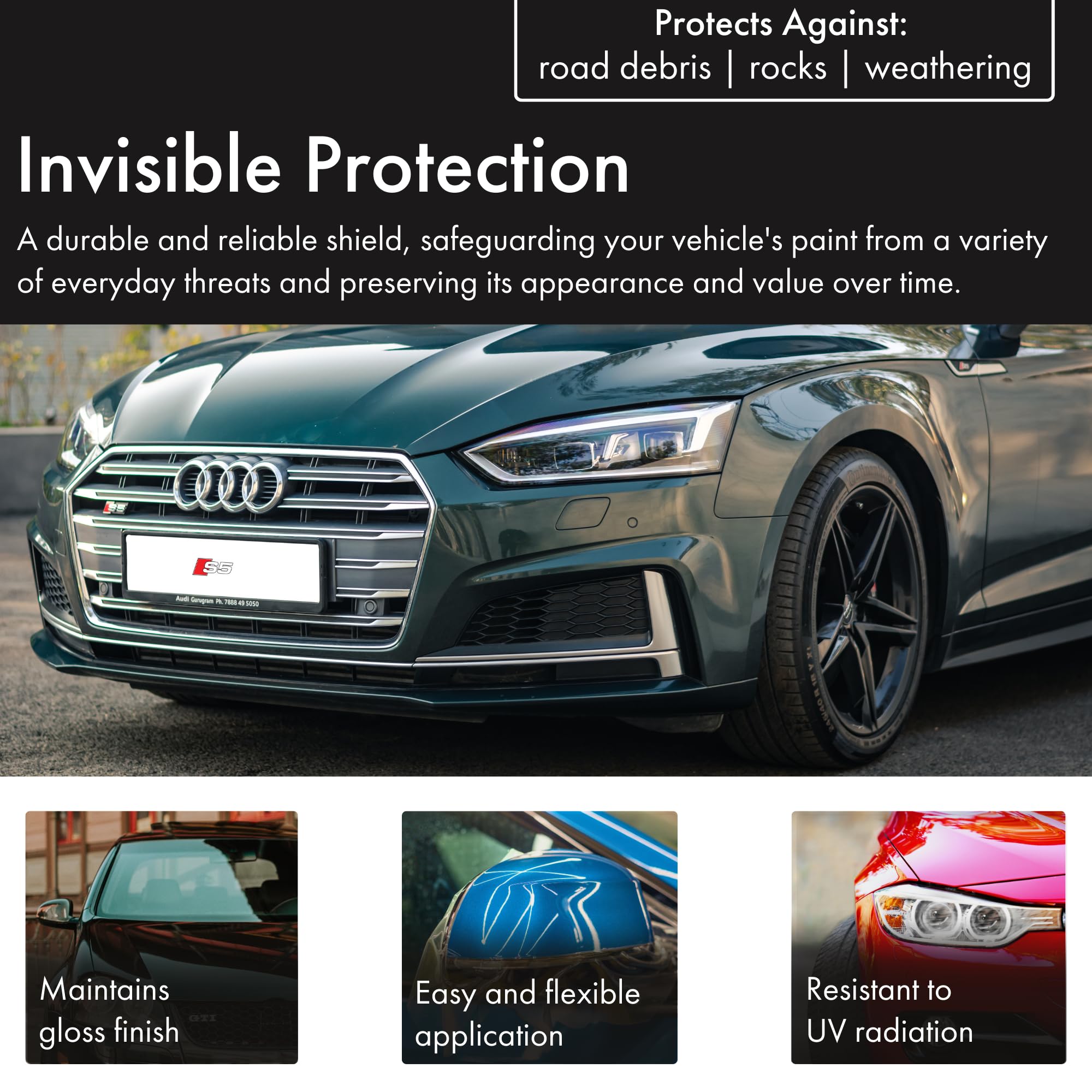 XPEL Clear PPF protects mirror caps while remaining nearly invisible and flexible.