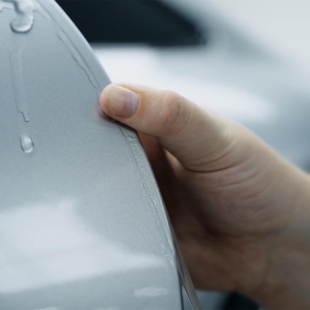 Self-healing XPEL film responds to heat to smooth scratches
