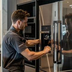 Dishwasher front covered with XPEL Gloss film for durable, easy-to-clean surfaces