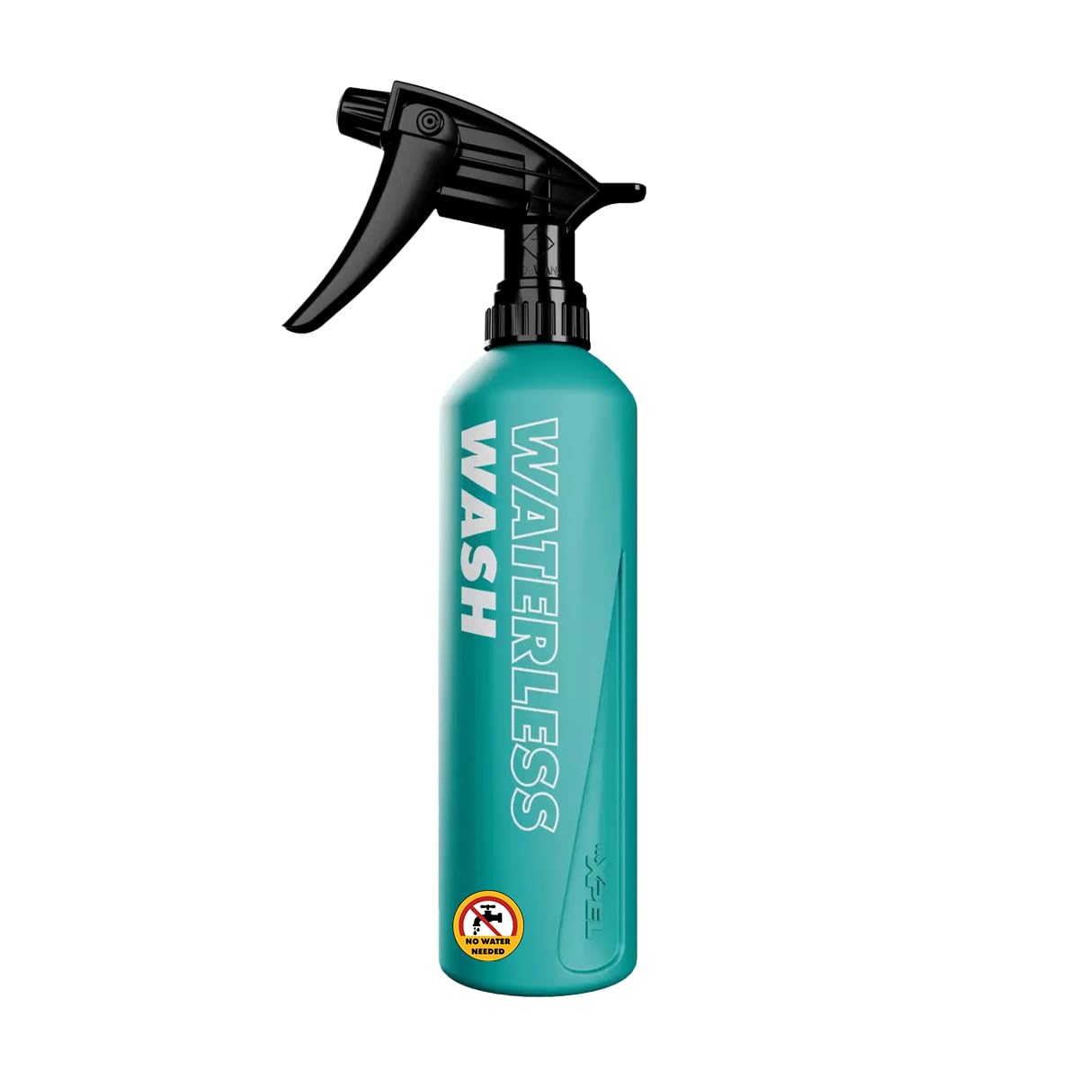 XPEL SiO₂ Waterless Wash spray demonstrates quick cleaning and protective gloss.