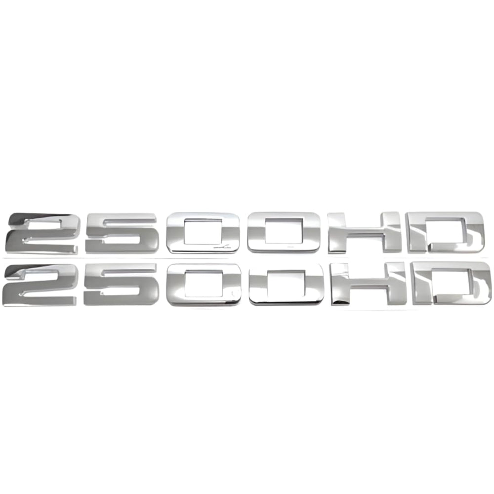 XPERTCELL 2500HD badge front view highlights chrome finish and enhanced exterior styling.