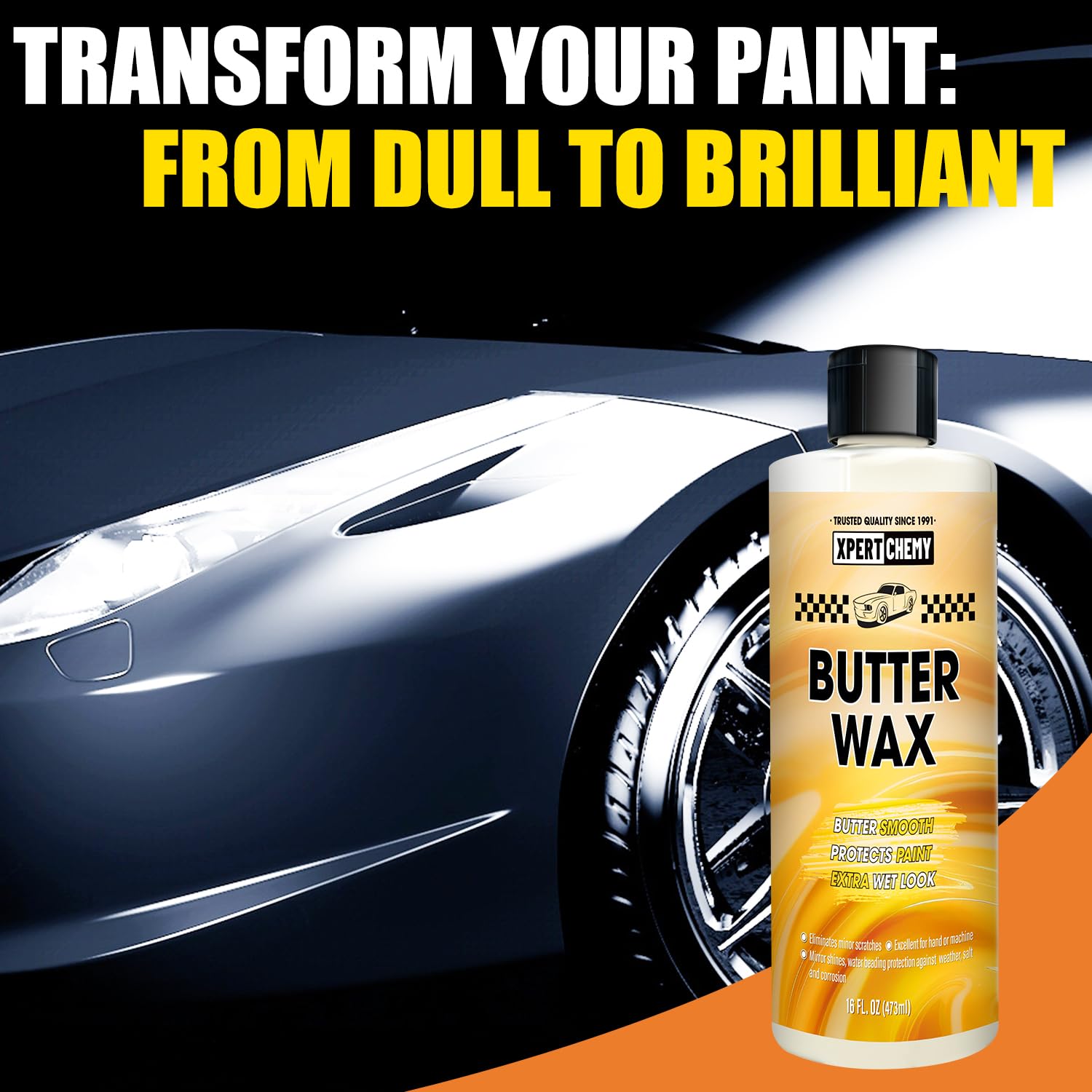 XPERTCHEMY Butter Wet Wax creates protective layer that beads water