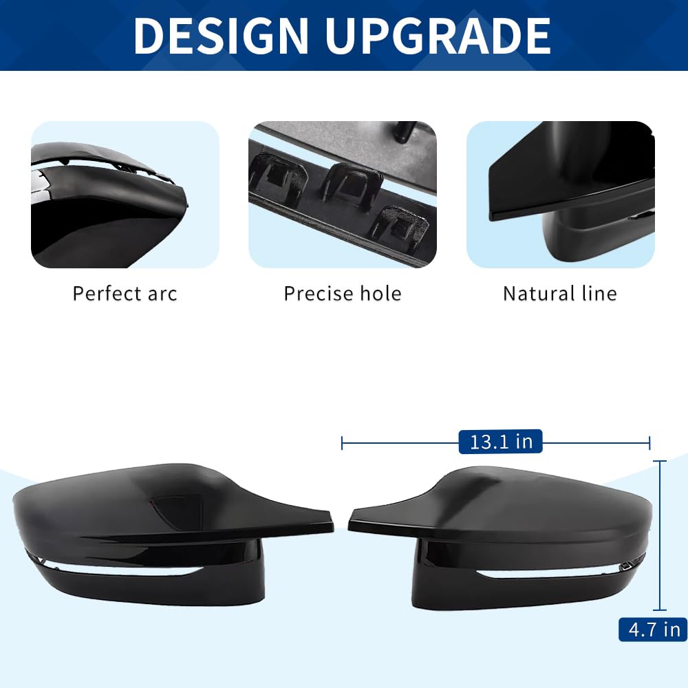 XPHAZZ side mirror cover, easy install, fits quickly with no extra tools