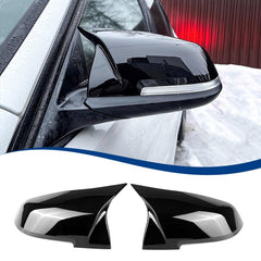 XPHAZZ gloss black side mirror cover for 3-Series enhances sportier, aerodynamic look.