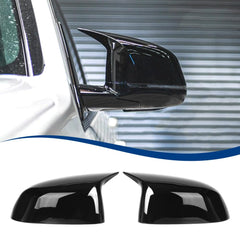 XPHAZZ side mirror cover in gloss black for X3 G01, enhances sporty look.