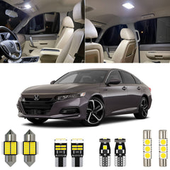 Xpismii Accord interior LED kit package with six bulbs for complete replacement