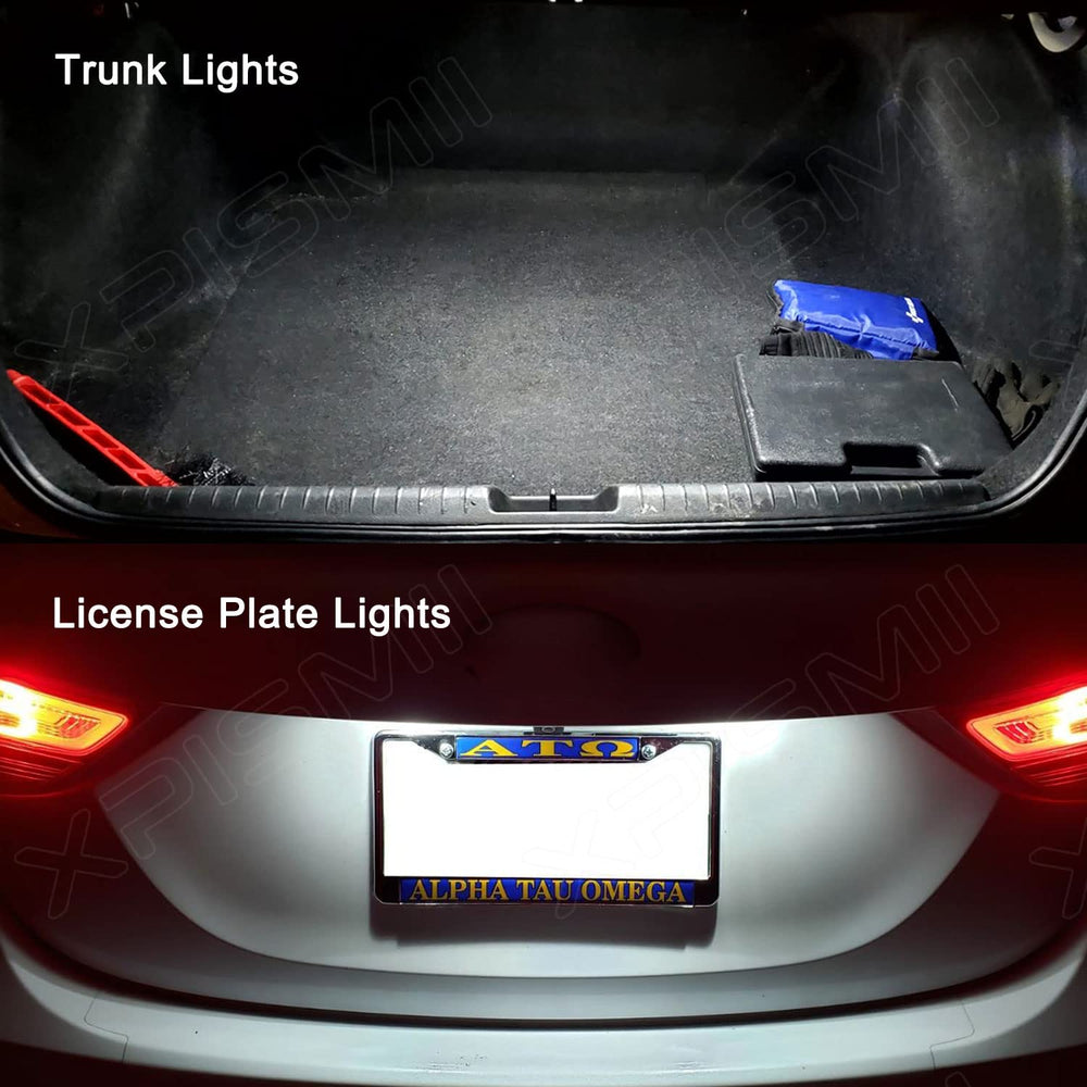 Xpismii Altima license plate light, enhances visibility for security checks.