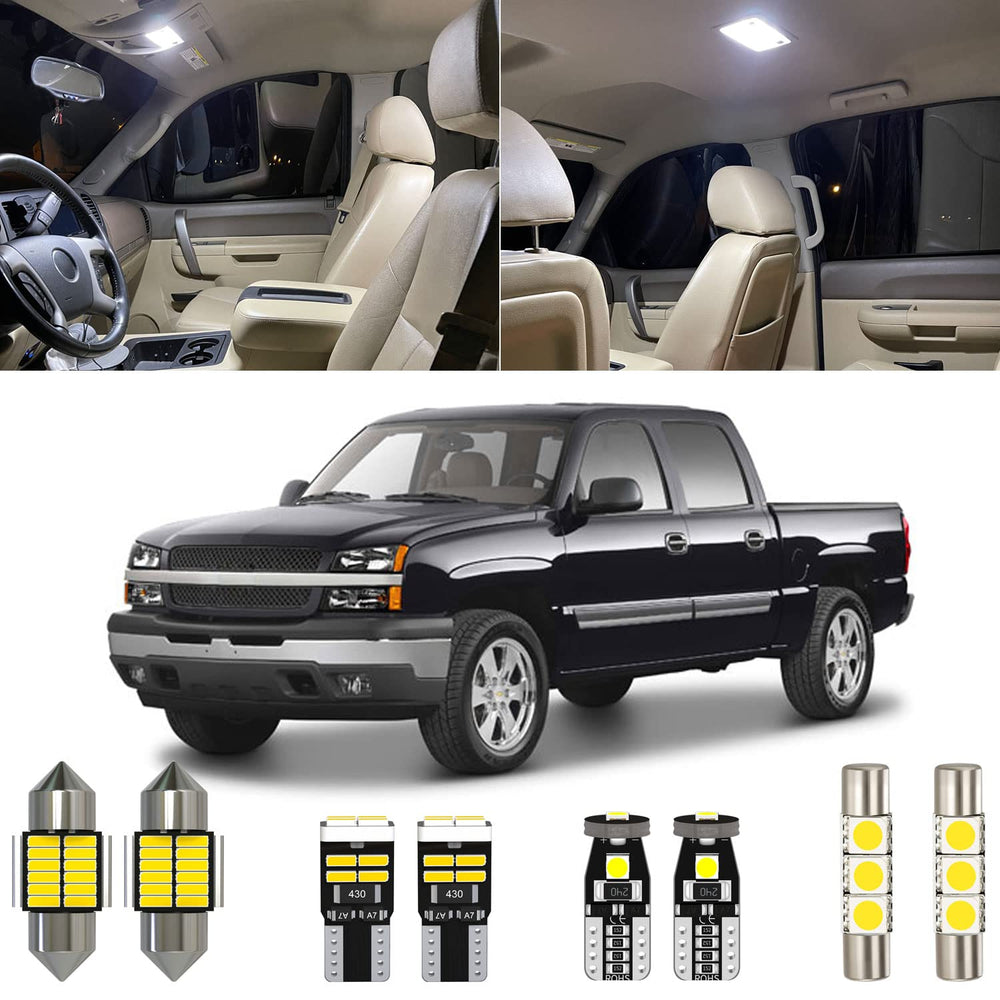 Xpismii interior LED kit for Silverado/Sierra—bright cabin illumination