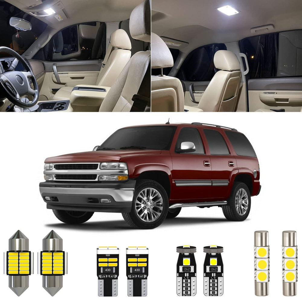 Xpismii interior kit front map lights illuminate cabin with 6000K clarity