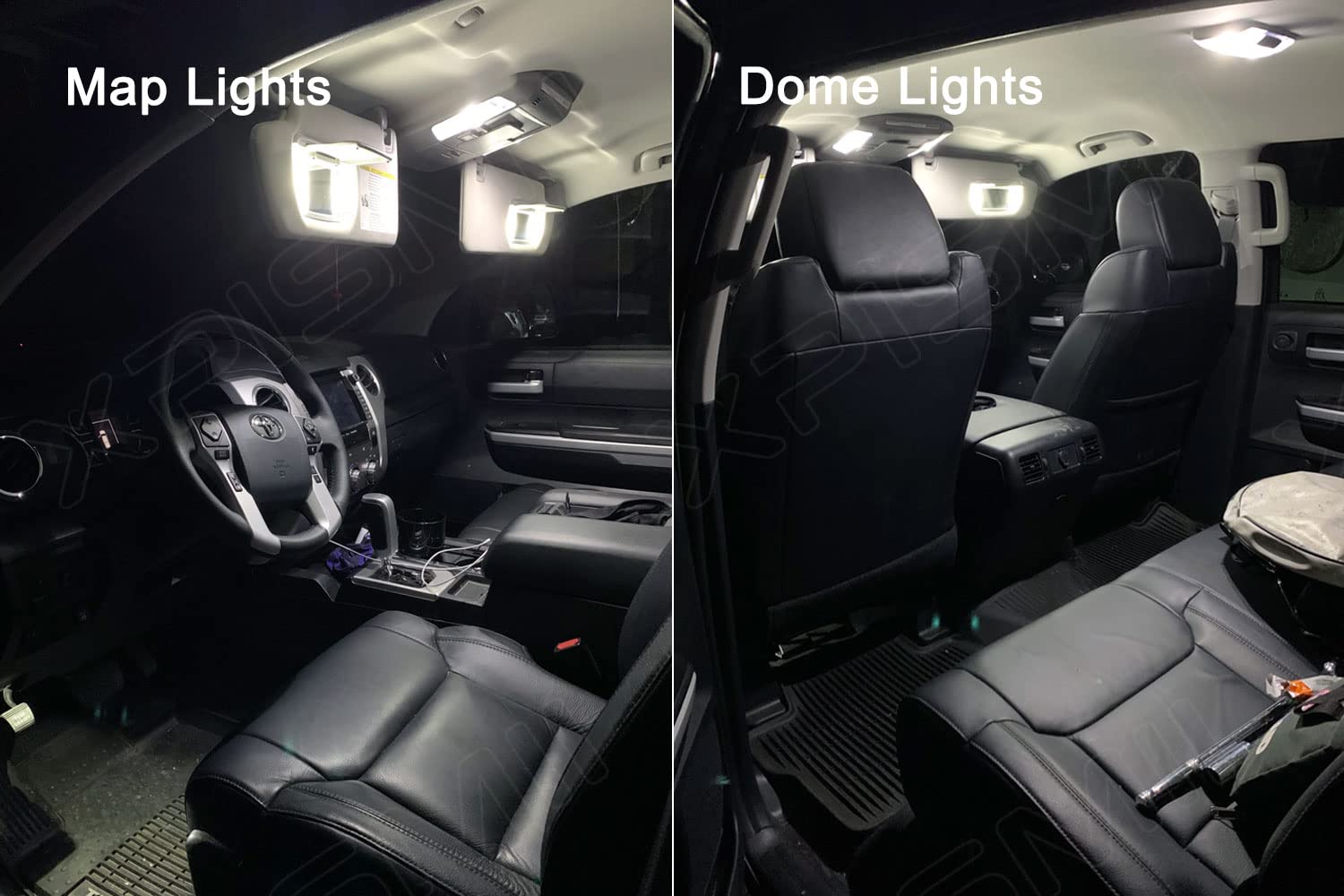 Footwell and glove box lights from Xpismii for improved visibility