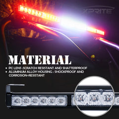 Xprite 36-inch rear LED bar mounted on a UTV highlights secure mounting.